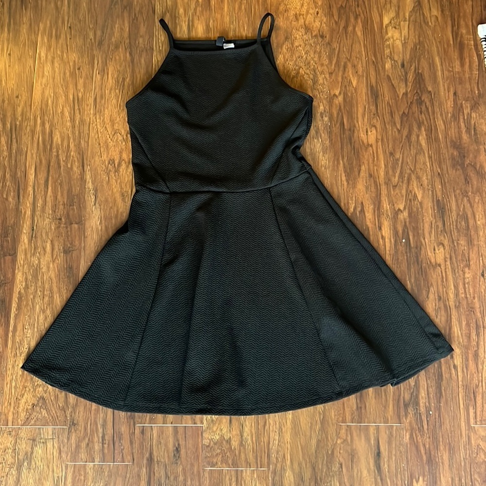 Spaghetti Strap Black Dress